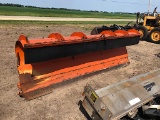 FRONT MOUNT SNOW PLOW, 11', WITH LIFT CYLINDER AND HYDRAULIC ANGLE