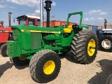 1977 JOHN DEERE 6030 TRACTOR, SHOWING 641 HOURS, NEW BOTTOM END ON ENGINE,