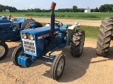 FORD 1000 TRACTOR, 397 ORIGINAL HOURS, ORIGINAL PAINT, SUITCASE WEIGHTS, 3P