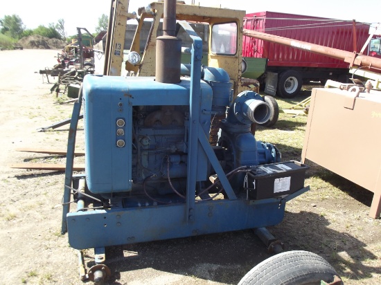 6" WATER PUMP POWERED BY DETROIT DIESEL