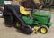 John Deere GX345 lawn mower with bagger