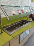 Stainless Steel Well Refrigerated Drop-In Unit W/ SneezeguardStainless Steel  Well Refrigerated Drop