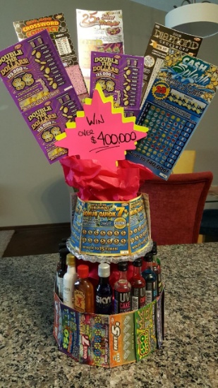 Lottery Tickets & mini shooter tower