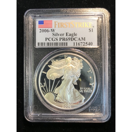 American Silver Eagle 2006-W PR69 PCGS