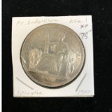 French Indo-China 1 Piastre 1900 Silver