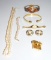 Lot of Ladies Costume Jewelry: Pearl Necklace & Bracelet, Timex Watch, Brooch, 2 Bracelets, Earrings
