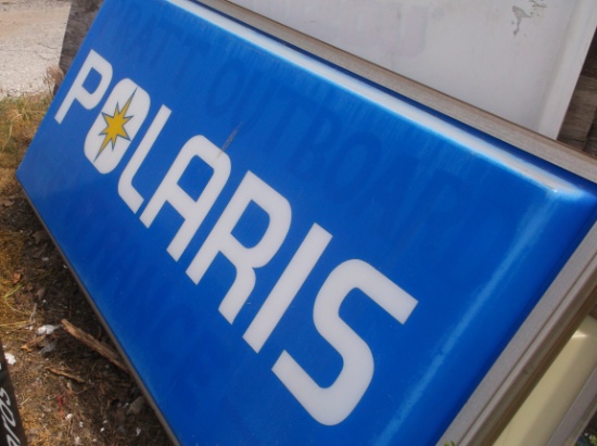 Polaris outdoor sign