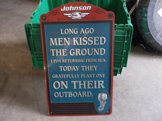 Johnson outboard sign