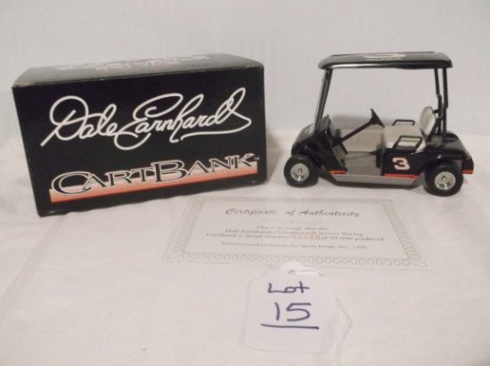 Dale Earnhardt Golf cart bank