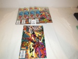 THE UNCANNY X-MEN 5 ISSUES INCLUDING: JULY 1995 NO. 322, JULY. 1995 NO. 42