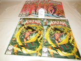 KAZAR THE SAVAGE ISSUES: NO. 1 (12 COPIES), NO. 2 (2 COPIES)