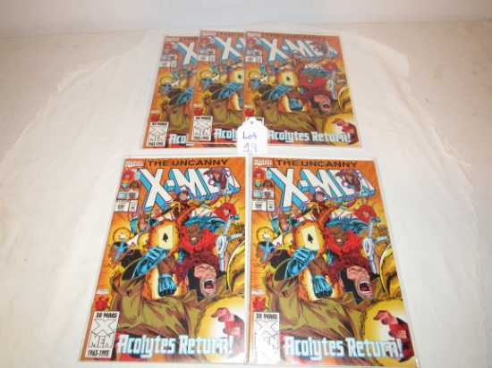 THE UNCANNY X-MEN MARCH 1993 # 298 (5 BOOKS)