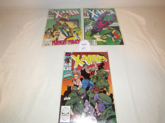 THE UNCANNY X-MEN 1993 # 259,286,299 (3 BOOKS)