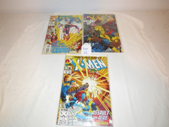THE UNCANNY X-MEN 1993 # 301,305,307 (3 BOOKS)