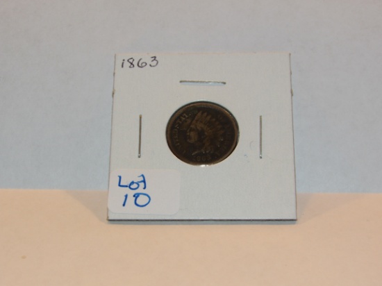 1863 CENT "G"