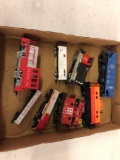 HO scale cars and engines