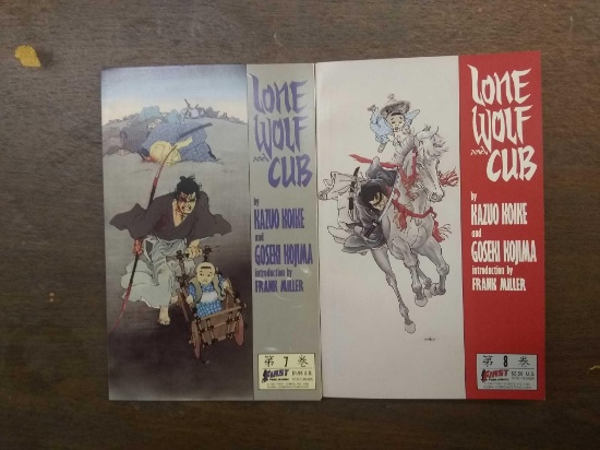 Lone wolf and cub