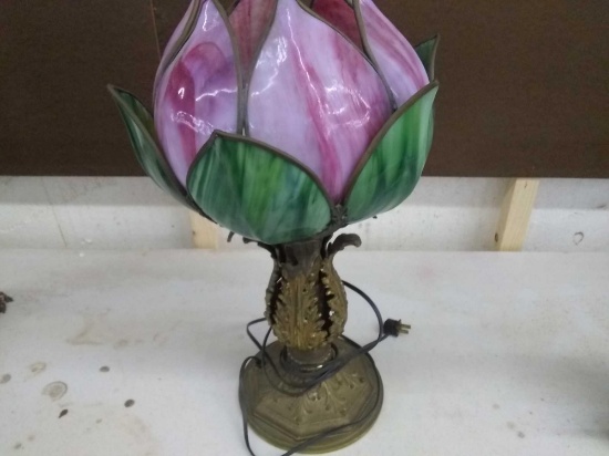 Vintage electric tulip lamp