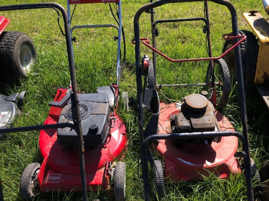 Push mowers