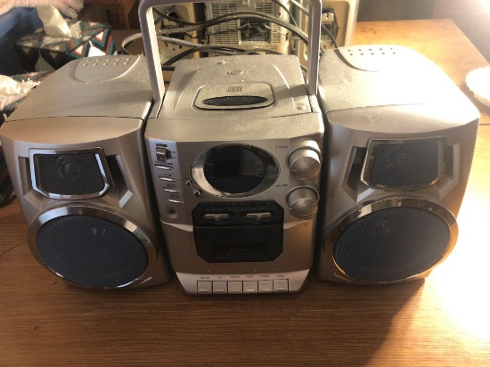 Radio and CD player