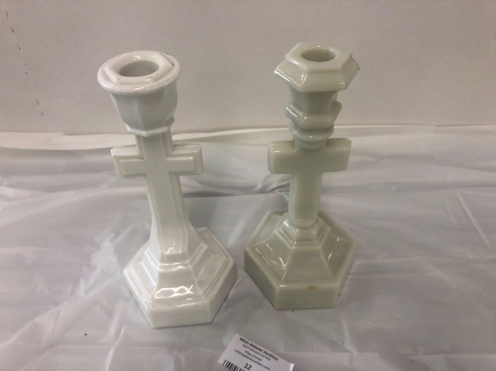 Antique candle holders