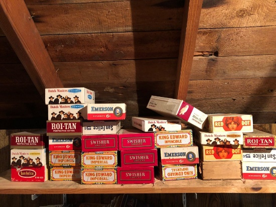 Old cigar boxes