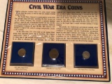 Civil war era coins and stamps