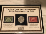 The New York 300th anniversary silver commemorative coin