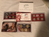 2007 United States mint including seven silver proof coins 10 of 14 proof coins
