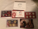 2007 United States mint including seven silver proof coins and 10 of 14 points
