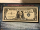 1957 silver certificate with blue seal and blue seal star note