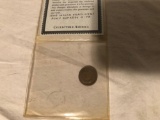 1860 Indian head cent Pony express