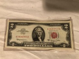 1963 two dollar bill red seal