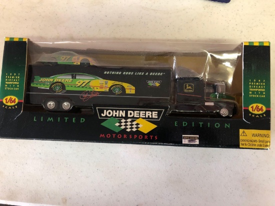 1997 premier diecast transporter with stock car