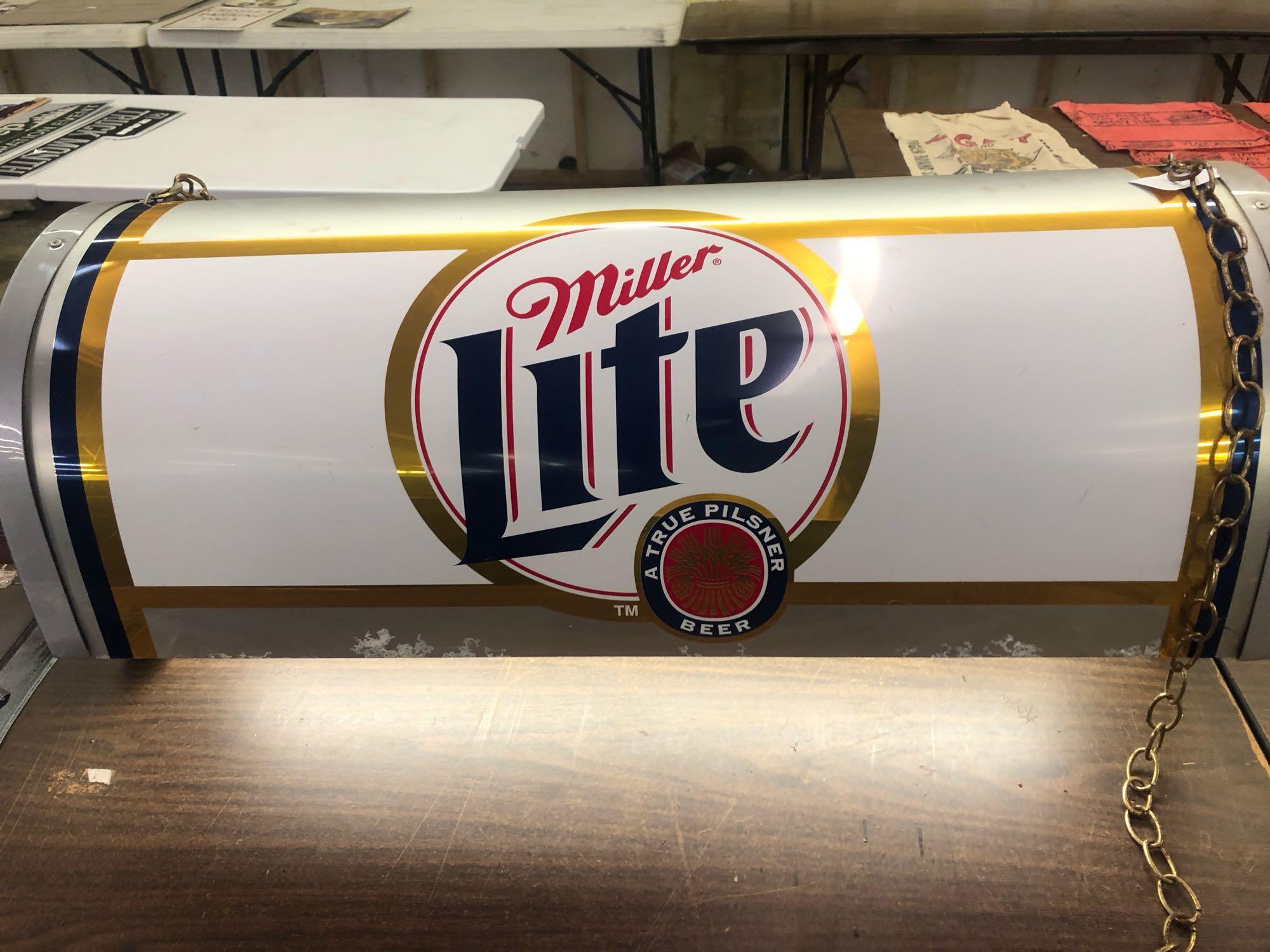 MILLER LITE POOL TABLE LIGHT Proxibid