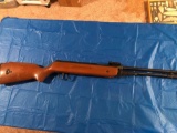 BB gun with wood stock and forearm