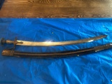 Vintage sword with sheath marked made in England