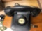 VINTAGE METAL CRANK DESK PHONE