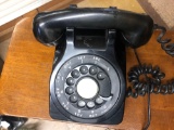 VINTAGE KELLOGG BLACK ROTARY PHONE DK500