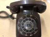 BELL SYSTEM, ROTARY, DESK PHONE, CHOCOLATE