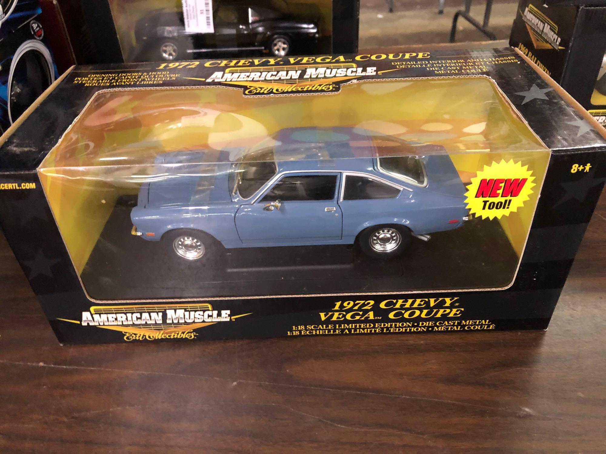 Ertl American muscle 1972 Chevy Vega coupe 1/18 | Proxibid