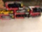 Box lot of new ray 1/32 scale diecast trucks and cars