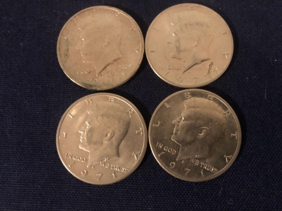1971 KENNEDY HALF DOLLAR COINS