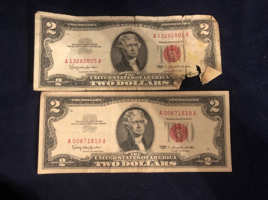 1963 $2 DOLLAR BILL