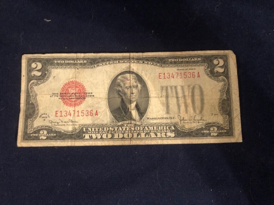1928-G $2 DOLLAR BILL
