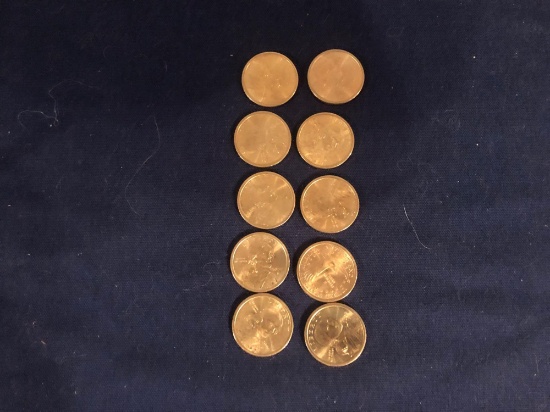 2000 SACAGAWEA COINS
