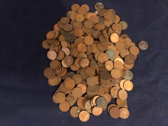 LARGE LOT OF WHEAT PENNIES