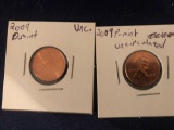 UNCIRCULATED PENNIES