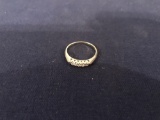 14K GOLD RING WITH STONES