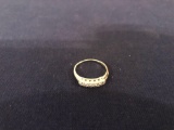 14K GOLD RING WITH STONES